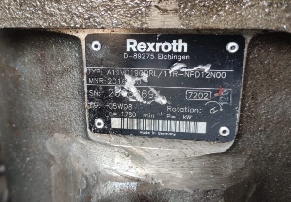 Rexroth Hydraulics Pump