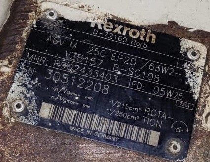 REXROTH A6V M 250 EP2D 63W2 A SERIES HYDRAULIC PUMP