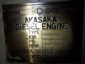 AKASAKA A38 DIESEL ENGINE