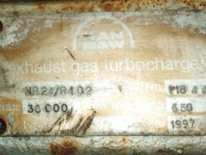 MAN B&W NR24/R402 EXHAUST GAS TURBOCHARGER