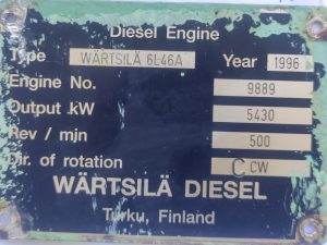 WARTSILA 6L46A MARINE ENGINE