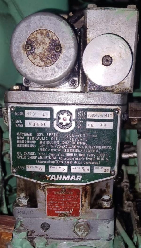 YANMAR NZ61-L ENGINE GOVERNOR