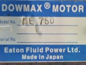 DOWNMAX M E750 HYDRAULIC MOTOR