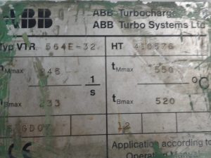 ABB VTR564E-32 TURBOCHARGER