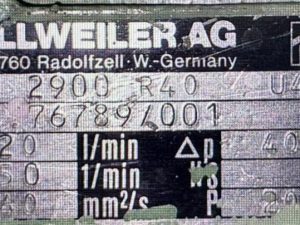 ALLWEILER AG SNH 2900-R40 U4-W2 SCREW PUMP