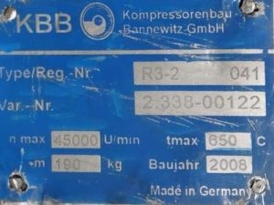 KBB R3-2041 TURBOCHARGER