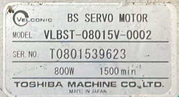 TOSHIBA VLBST-08015V-0002 BS SERBO MOTOR