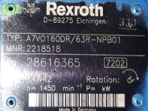REXROTH A7VO160DR/63R HYDRAULIC MOTOR