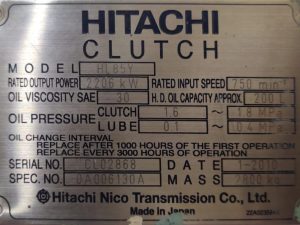 HITACHI HL85Y GEAR BOX