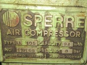 SPERRE LL2 105 AIR COMPRESSOR