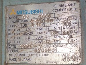 MITSUBISHI CZ066S REFRIGERANT COMPRESSOR
