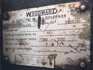 WOODWARD PGA 58 GOVERNOR